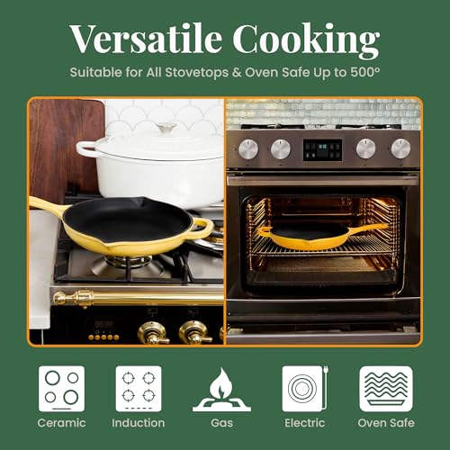 Enameled Cast Iron Skillet