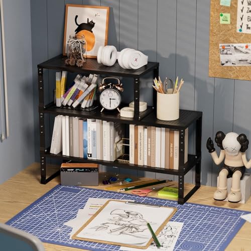 Expandable Spice Rack Kitchen Cabinet Shelf Organizer
