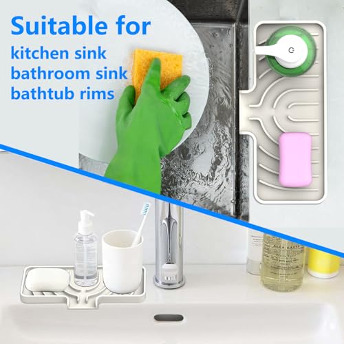 Sponge Holder for Kitchen Sink (Cream / 10"x 4")