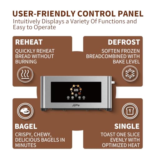 4 Slice Toaster with Touchscreen (Sliver)