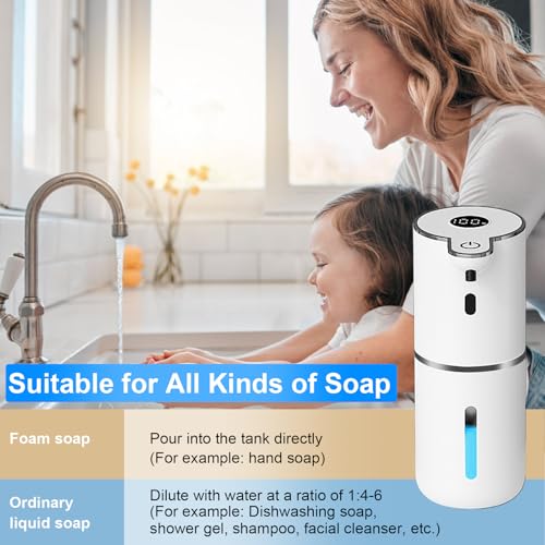 Automatic Foaming Soap Dispenser Touchless (White / Foam)