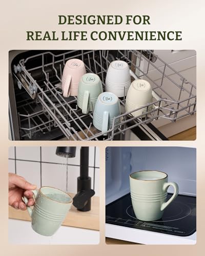 Jupiter Coffee Mugs Set of 6 (6pcs / Jupiter-Light Green)
