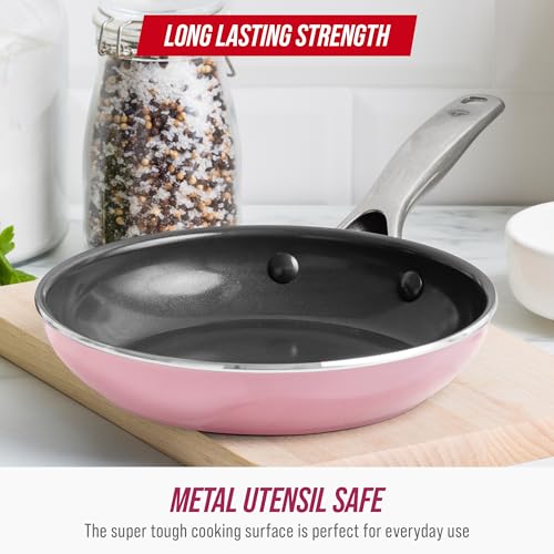 8" Diamond Infused Ceramic Nonstick Frying Pan Skillet