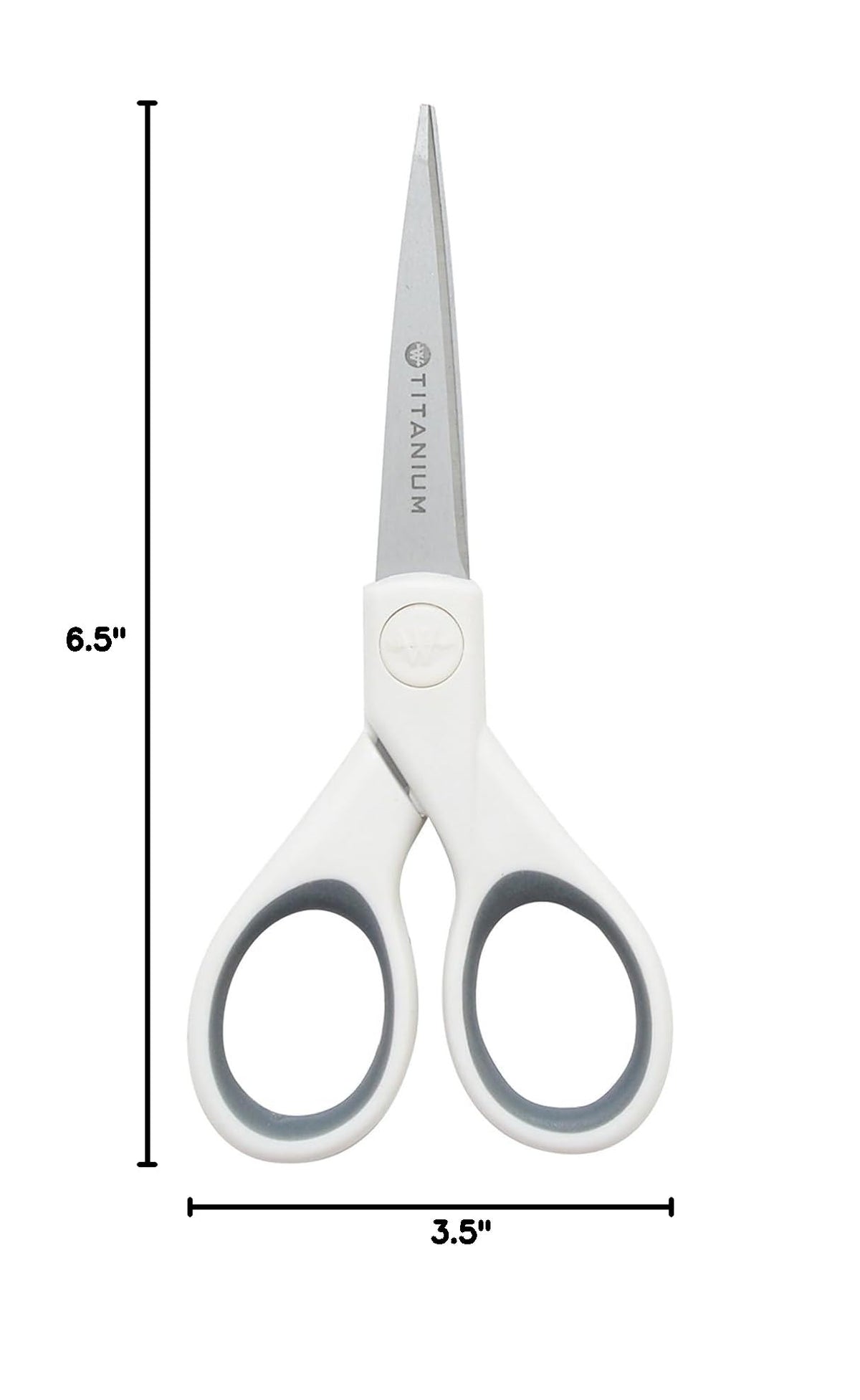 5-Inch Micro-Tip Fabric Scissors with Titanium-Bonded Blades - Craft Scissors for Paper and Fabric, Sewing, and More (5-Inch / 5" Straight)