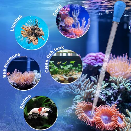2Pcs Long Turkey Baster for Aquarium (4 Count)