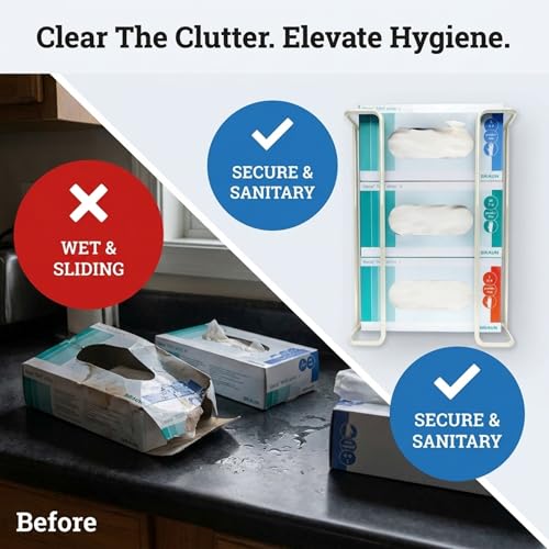 Triple Glove Box Holder