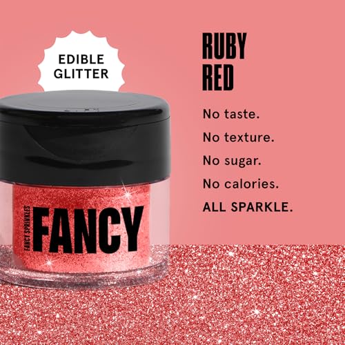 Ruby Red Edible Glitter Luster Dust 4gm