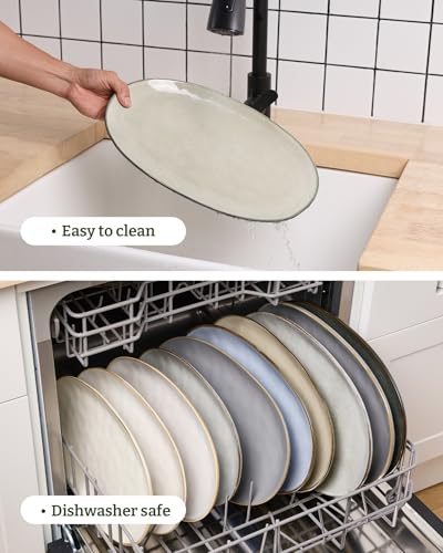 Serving Platters Set of 3 Sizes (Light khaki)