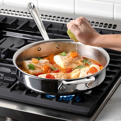 D3 Stainless Steel Cookware Set (10-Piece / Stainless Steel)