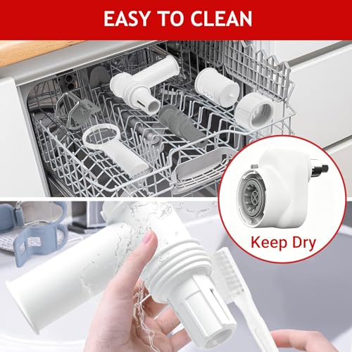 Pasta Maker Attachment for Kitchenaid Stand Mixer with 6 Different Shapes of Pasta Outlet
