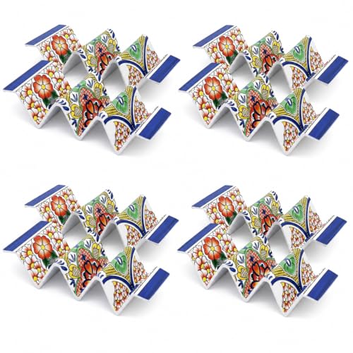 Melamine Taco Holder Stands (Set of 8 / Mars Blue)