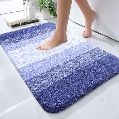 Small Bathroom Rugs 24x16 (24" X 16" / Blue-violet)