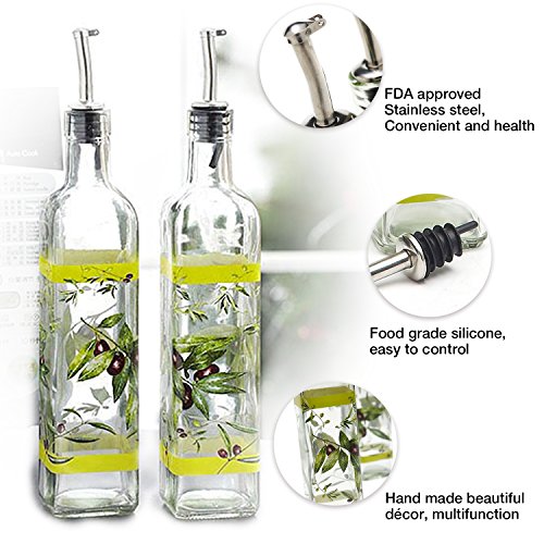 17oz Olive Oil Bottle Set