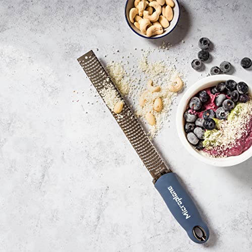 Premium Zester Grater in Denim Blue