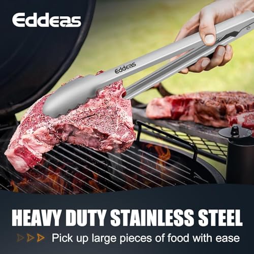 Grill Tongs 600 Degrees Heat Resistant 17 Inch Extra Long BBQ Tongs