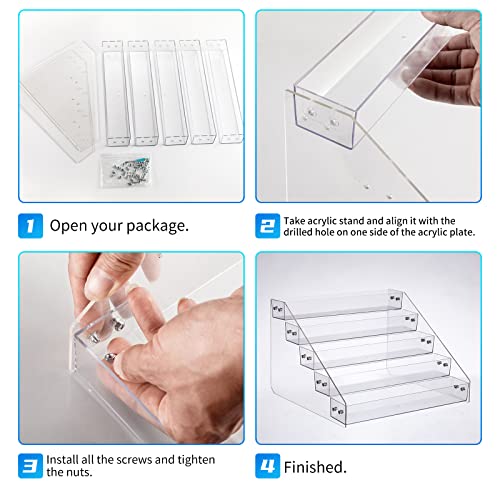 Tiered Spice Rack Acrylic
