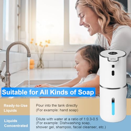 Automatic Liquid Soap Dispenser Touchless (White / Liquid)
