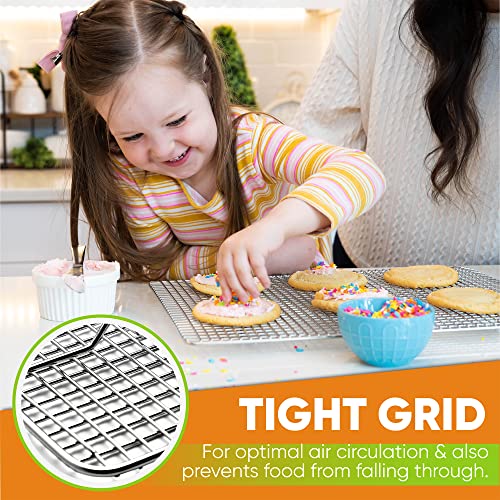 11.5" x 16.5" Stainless Steel Cooling Rack for Cooking & Baking (1 Pack / 11.5"x16.5")