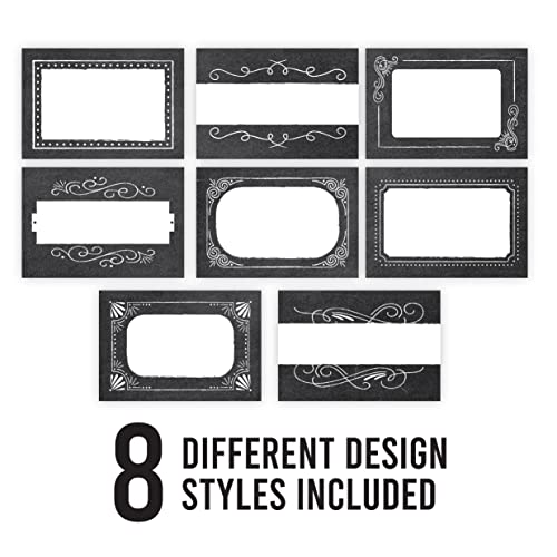 Self Adhesive Name Tags Sticker (Chalk Vintage)