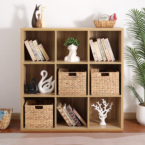 12x12x10in Water Hyacinth Storage Basket Large (Water Hyacinth)