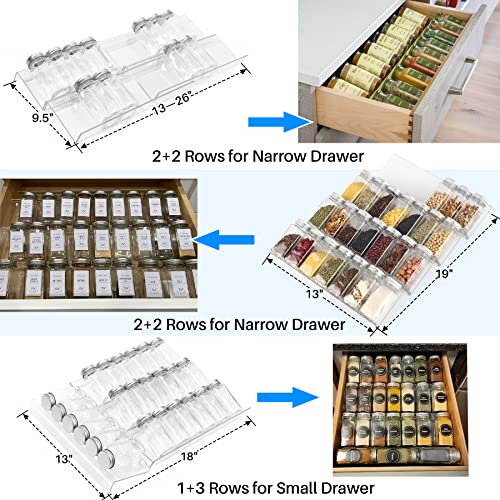 Spice Drawer Organizer (Large-8Pcs)
