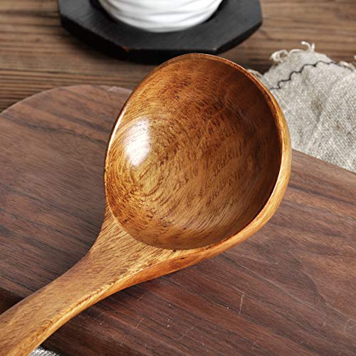 Wooden Ladle with Long Handle