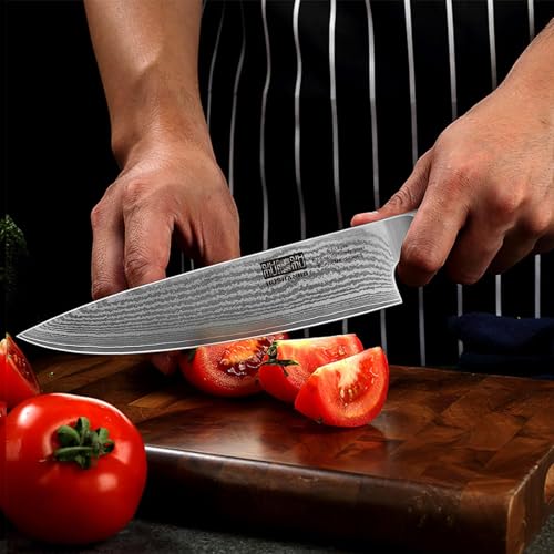 Damascus Chef Knife 8" (8 Inch Chef Knife)