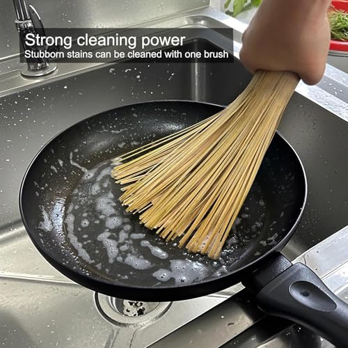 Bamboo Wok Brush 2 Pack (Large≈Ø2"×11")