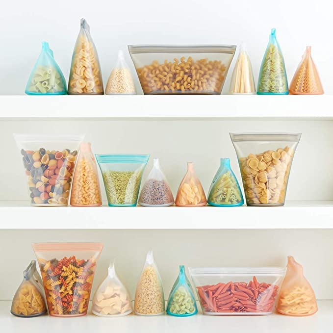 Reusable Food Storage Bags (Lavender / 3 Bag Set)