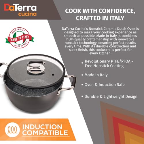 Nonstick Ceramic Dutch Oven with Lid (8 Quart)
