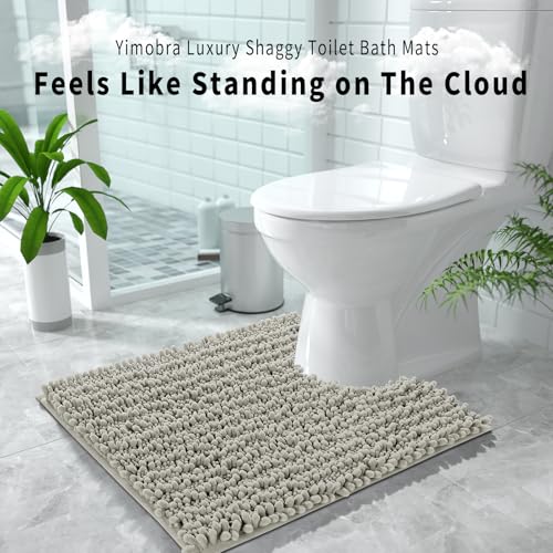 Toilet Rug U Shaped Washable 24x20 Inch