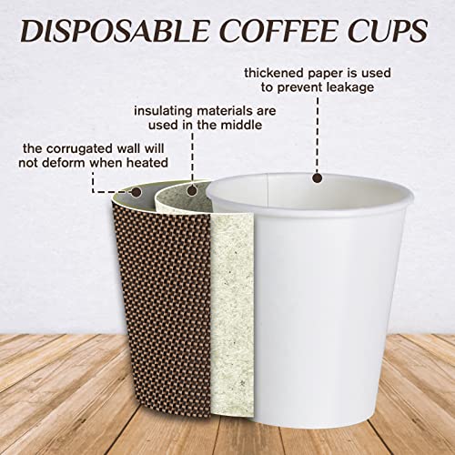 80 Pack 12 oz Disposabel Paper Cups (12OZ)