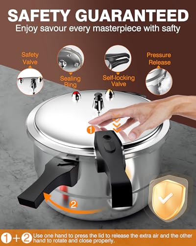 10Qt Aluminum Pressure Cooker w