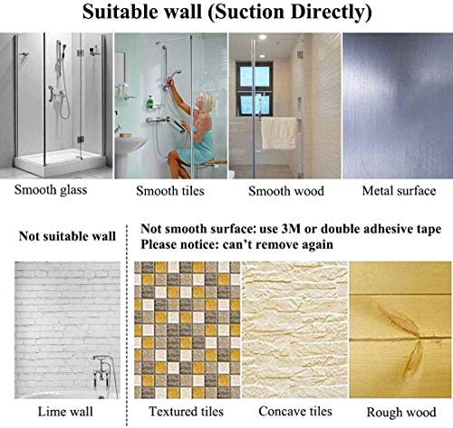 16 Inch Suction Cup Towel Bar (Suction Towel Bar-16 Inch Rubbed Bronze)