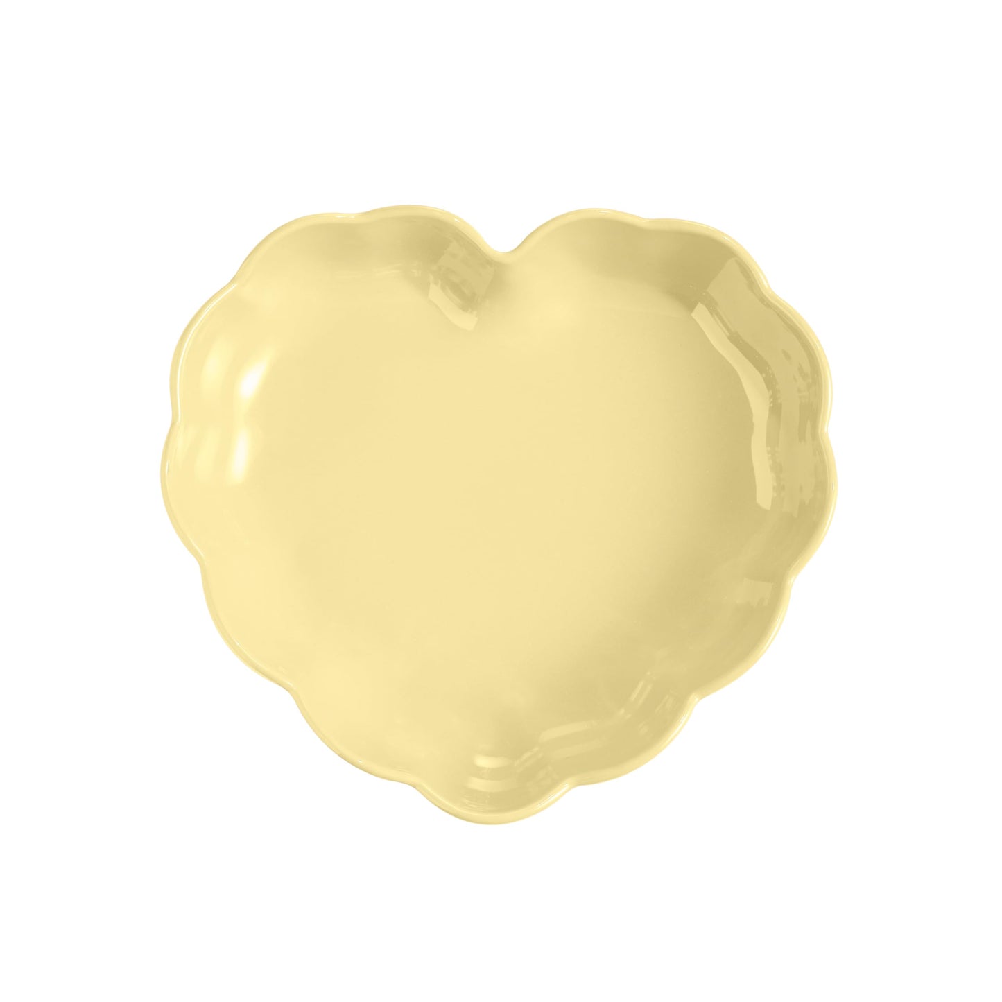Made in France Ceramic Heart (10.4" x 9.6" x 2.6" / Vanilla)