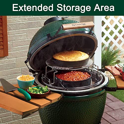 Side Shelves Upgrade Plus Big Green Egg Accessories (Plus XL3 Side Shelves)