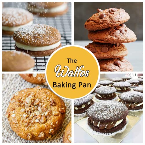 Silicone Whoopie Pie Baking Pans (Muffin Top Pan / 3 Pcs: 6 Cups, Regular)