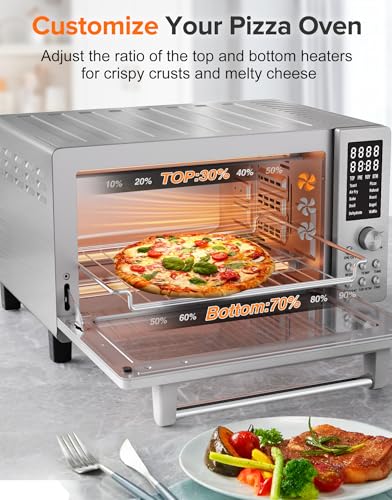 Bravo Pro Smart Air Fryer Toaster Oven Countertop Combo (Stainless Steel)