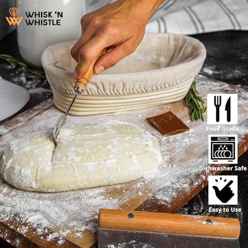 Complete Banneton Bread Proofing Basket Set