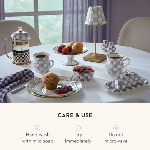 Relish Dish Purple (Violet Check)