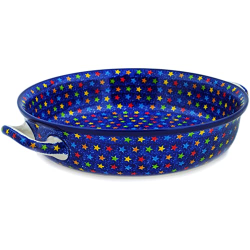 Round Baker with Handles 10 (Colorful Star Show)