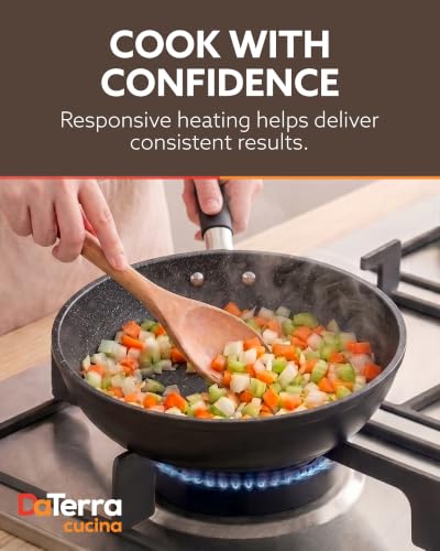 Nonstick Ceramic Frying Pan with Lid