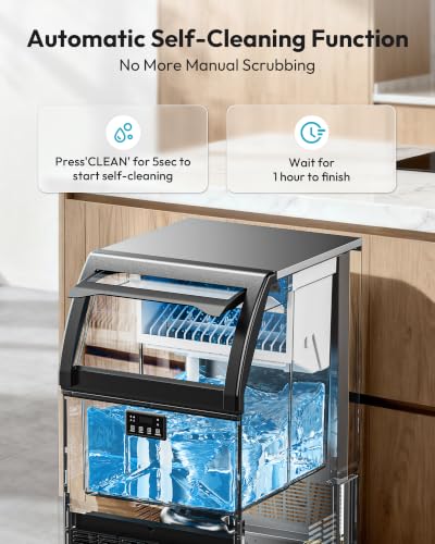 Commercial Gourmet Ice Maker (Polished Mirror)
