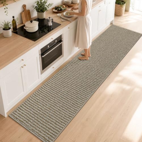 Kitchen Runner Rugs 31"x120" (Light Beige / 31" X 120" (Rectangular))
