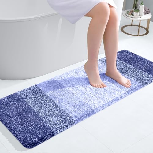 Bathroom Runner Rug 47x17 (47" X 17" / Blue-violet)
