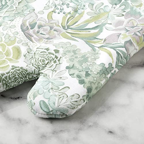 Succulents Oven Mitt 2 (7"x13" / Succulents)