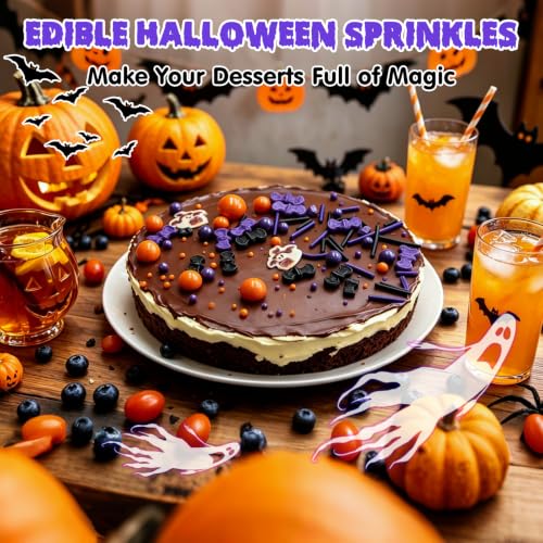Edible Halloween Sprinkles (Halloween Ghost)