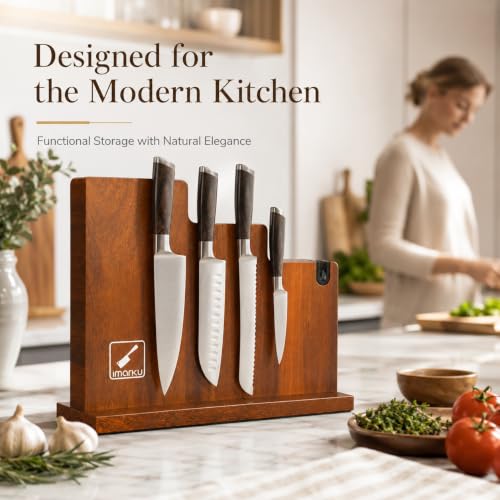 Magnetic Knife Block (Magnetic / 13.22*3.97*10.54 Inch)