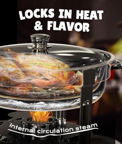 Chafing Dishes for Buffet 4 Pack (4 PACK / Silver)