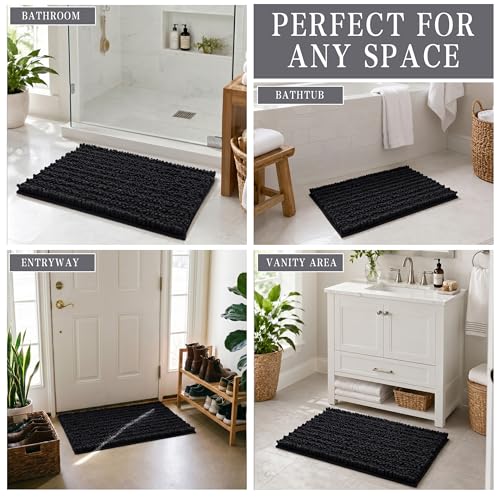Original Luxury Chenille Bath Mat (60" x 24" / Light Pink)